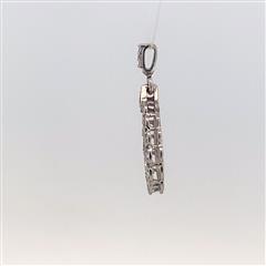 17 Diamonds .31 Carat T.W. 14K White Gold 1.23g